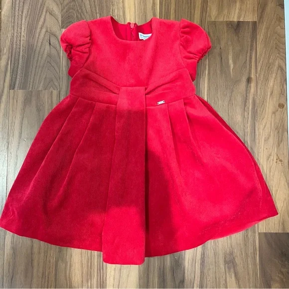 strapless open back dress Simple V-Neck Bowknot Lace-Up Red Prom Dress Bridesmaid Dress – Tirdress